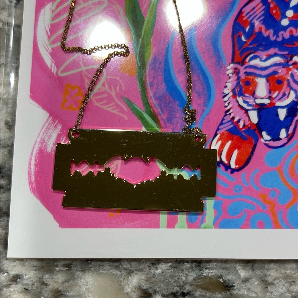 Clandestine Industries "Razor Bling" Neckalce